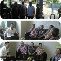 Head of BPS Pangkalpinang Municipality Socializes Poverty and Ipm to Mayor in BPS Kota Pangkalpinang