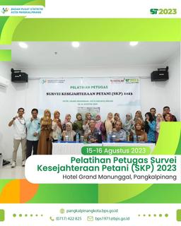 Pelatihan Petugas Survei Kesejahteraan Petani (SKP) 2023