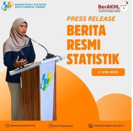 Release of Official News Statistics (BRS) for Pangkal Pinang City Inflation May 2024