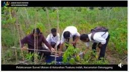 Survei Ubinan Subround I di Kelurahan Tuatunu Indah, Kecamatan Gerunggang