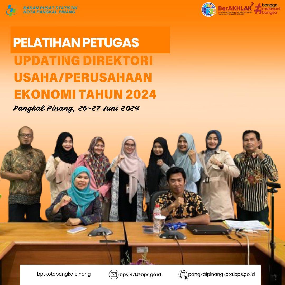 Pelatihan Petugas Updating Direktori Usaha/Perusahaan Ekonomi Tahun 2024