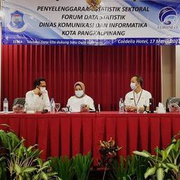  Implementation of Sectoral Statistics Forum Statistics Data Discominfo Pangkalpinang City