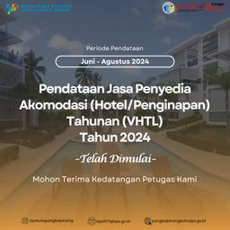 Pendataan Jasa Penyediaan Akomodasi (VHTL) Tahun 2024