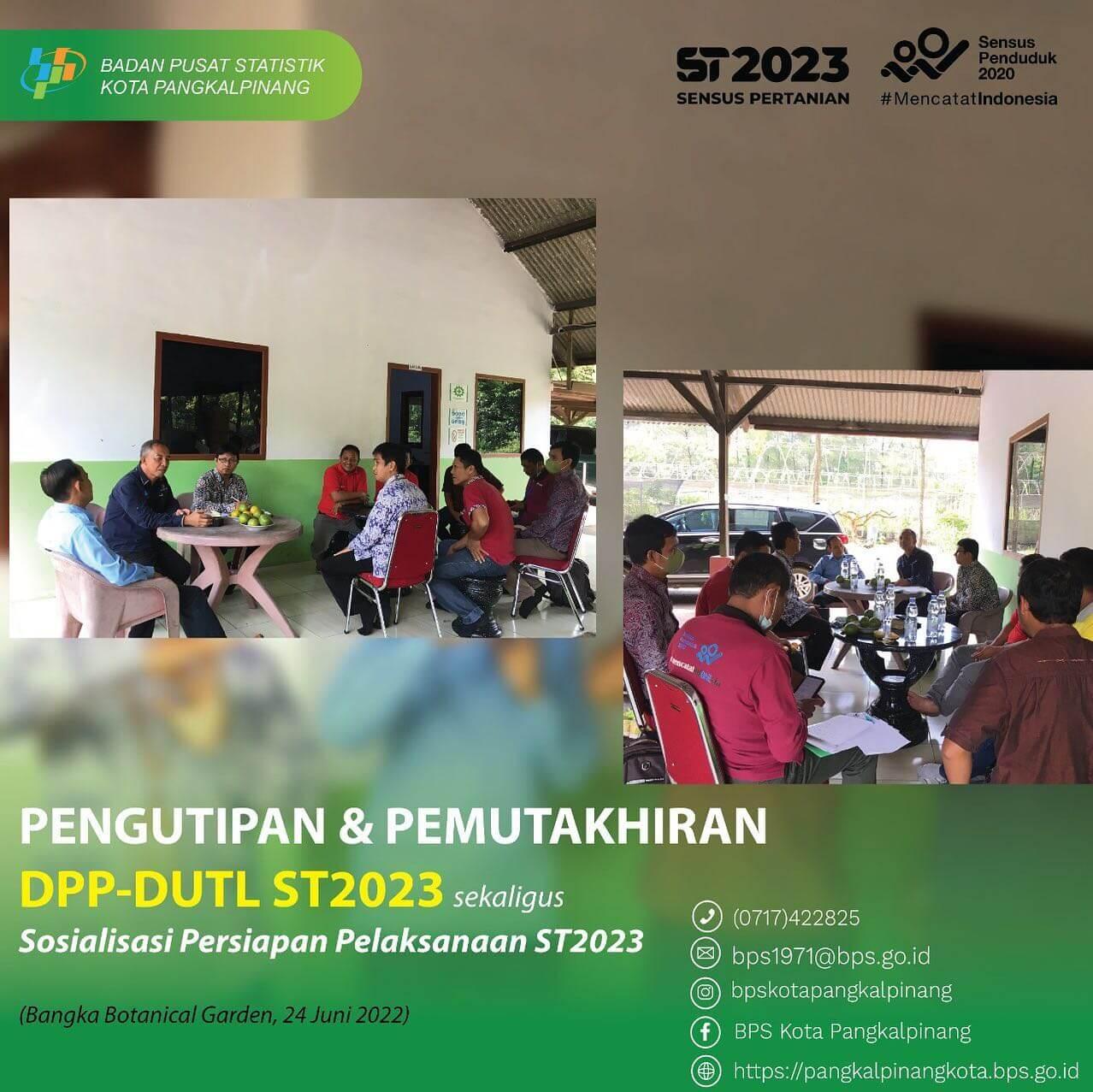 Pengutipan dan Pemutakhiran Direktori Perusahaan Pertanian (DPP) dan DUTL ST2023