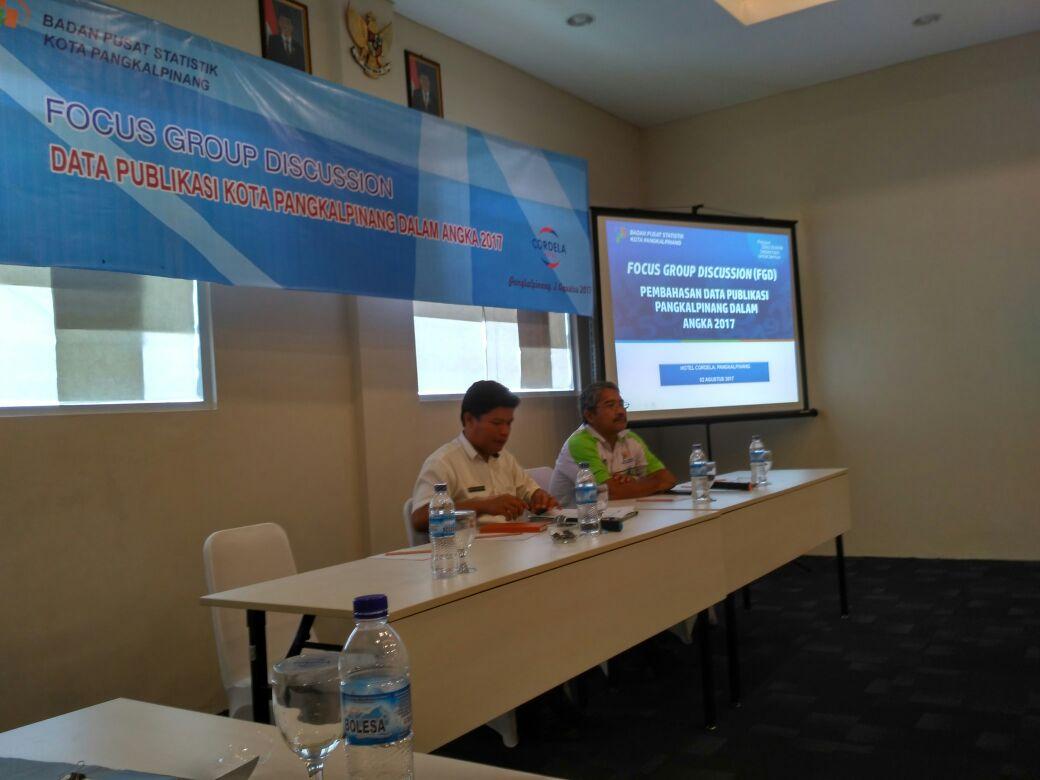 Focus Group Discussion About Pangkalpinang in Figure Publication