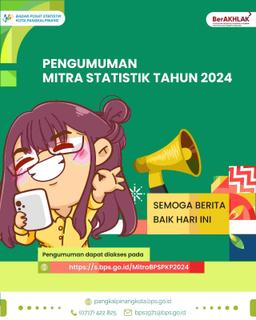 PENGUMUMAN MITRA STATISTIK BPS KOTA PANGKALPINANG TAHUN 2024