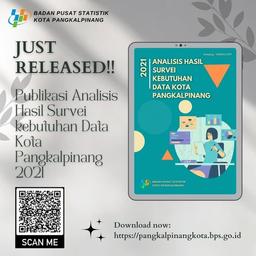 Rilis Publikasi Analisis Hasil Survei Kebutuhan Data Kota Pangkalpinang 2021